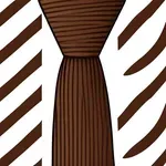 chocolate brown tie image